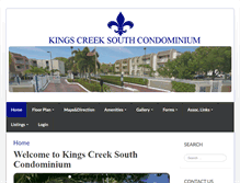 Tablet Screenshot of kingscreeksouth.com